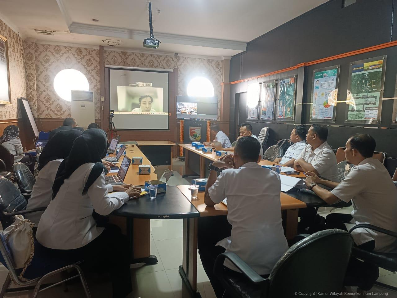 Kanwil Kemenkum Lampung Gelar Harmonisasi Raperda RPJMD Kabupaten Tulang Bawang Barat Tahun 2025-2029