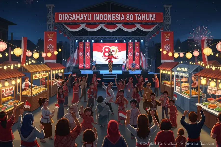 ilustrasi hiburan rakyat