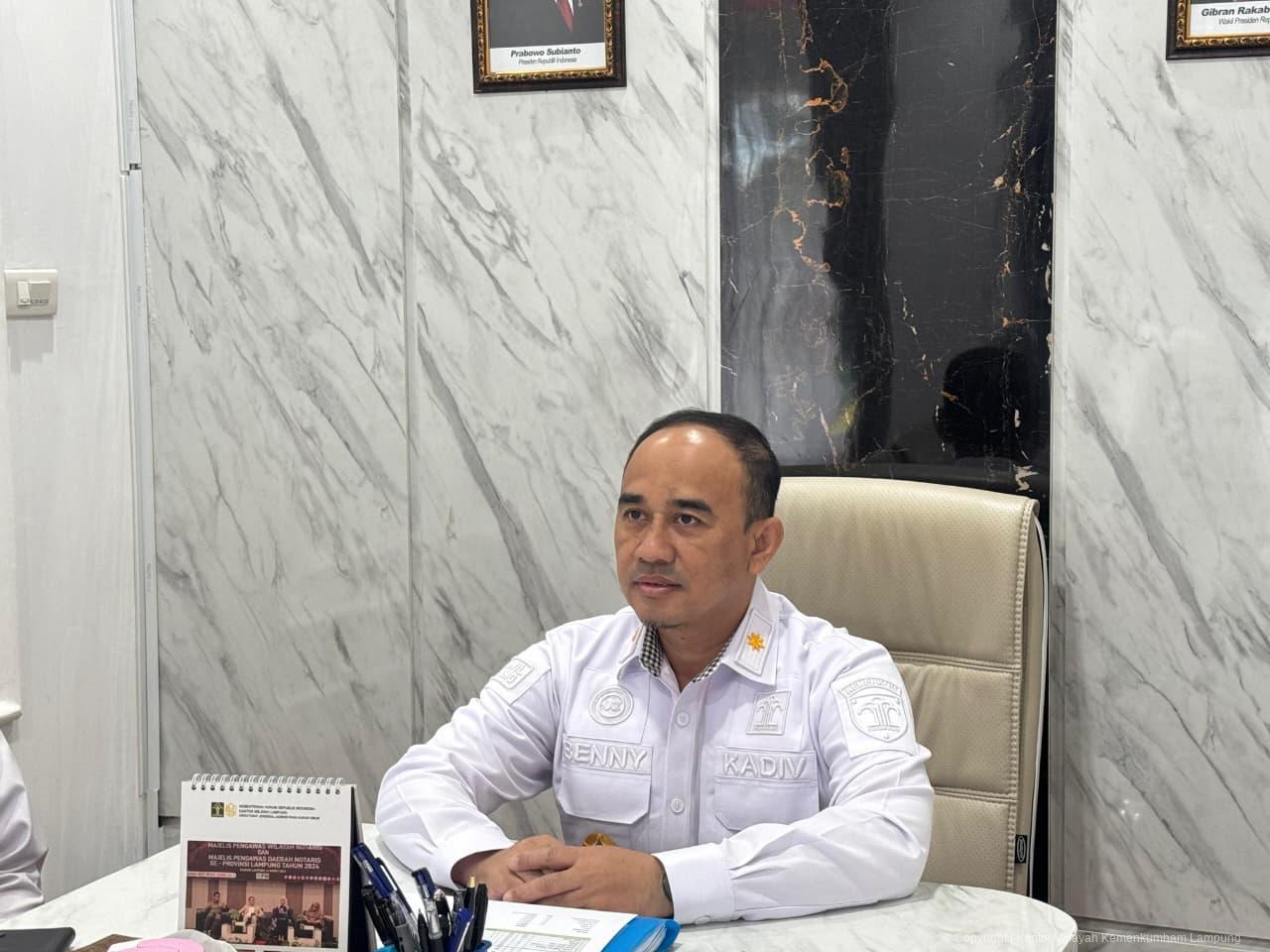 Kanwil Kemenkum Lampung Ikuti Diskusi Strategi Kebijakan Terkait Tata Cara Pemeriksaan Majelis Pengawas Notaris Kanwil Kemenkum Lampung Ikuti Diskusi Strategi Kebijakan Terkait Tata Cara Pemeriksaan Majelis Pengawas Notaris