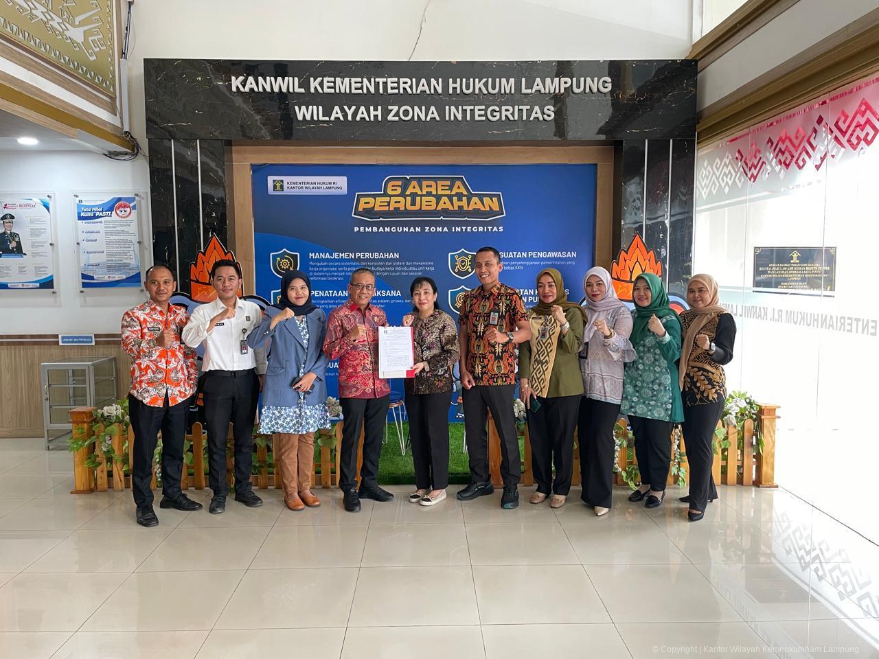 Kanwil Kemenkum Lampung Dorong Penyelesaian Raperda Kabupaten Tulang Bawang Barat