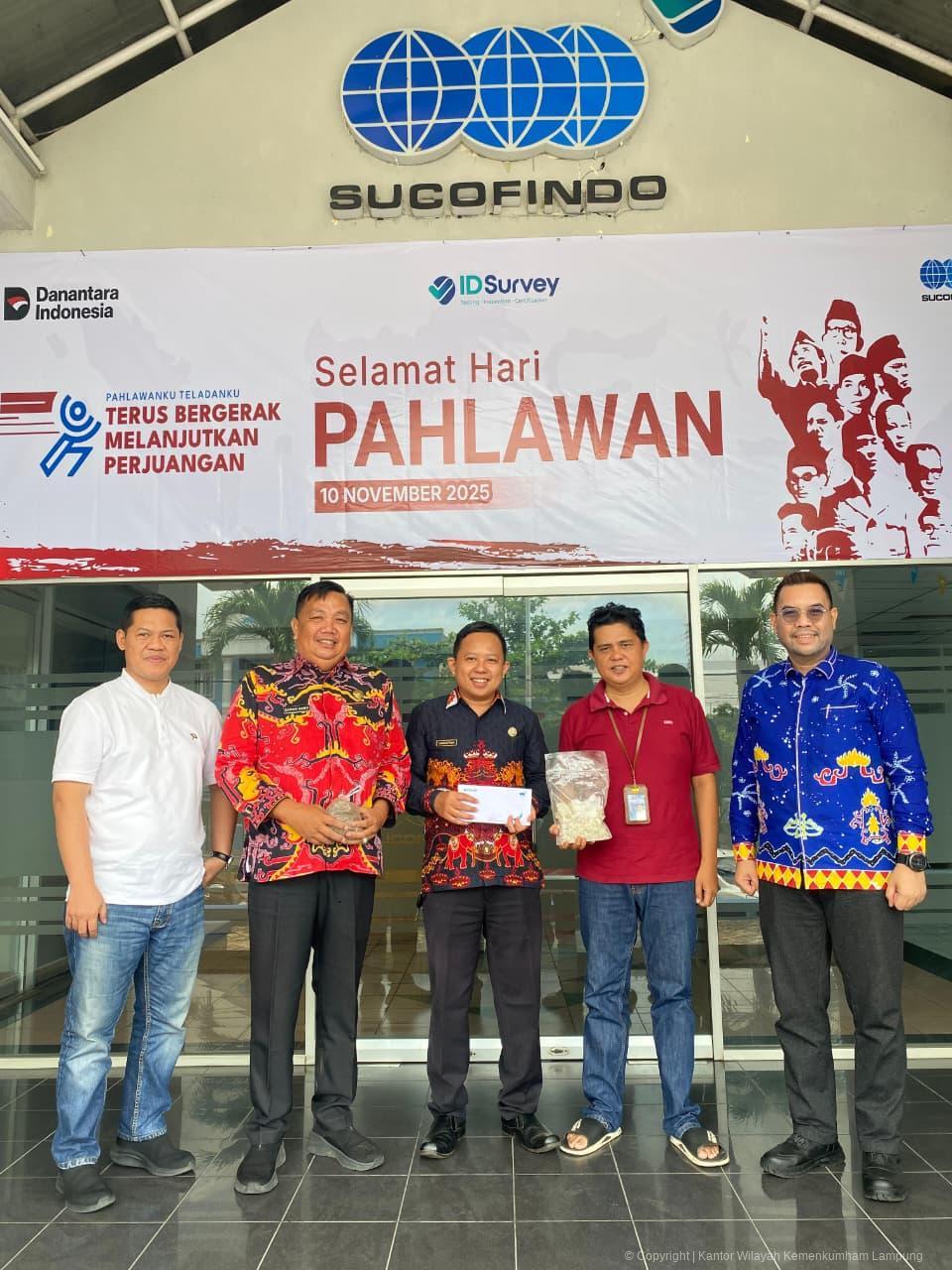 Kanwil Kemenkum Lampung Berikan Pendampingan Teknis Penyempurnaan Deskripsi IG Damar Mata Kucing Krui Pesisir Barat dan Persiapan Pendaftaran Uji Laboratorium di Sucofindo