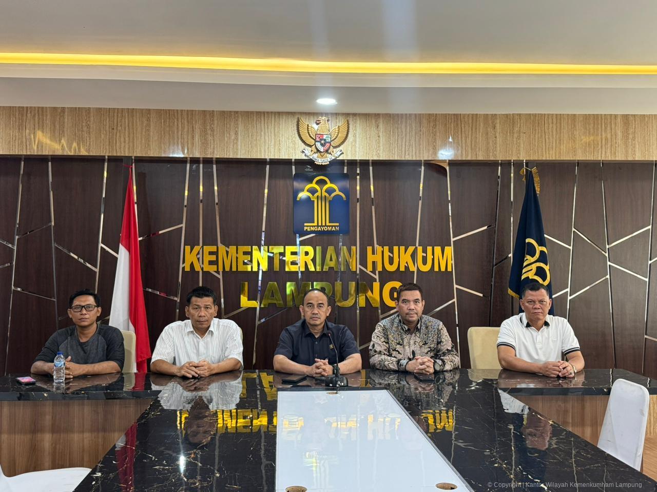 Kanwil Kemenkum Lampung Hadiri Sosialisasi RPP Perubahan Pidana Seumur Hidup dan Pidana Mati