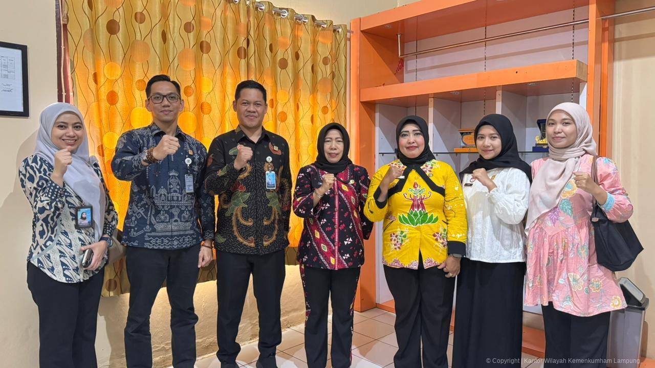 Kanwil Kemenkum Lampung Dorong Pendaftaran Merek KDMP melalui Koordinasi dengan Dinas Koperasi dan UKM Kota Metro