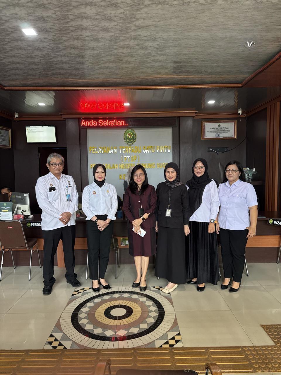 Perkuat Inventarisasi dan Pemetaan Permasalahan Hukum, Kemenkum Lampung Koordinasi dengan Instansi Terkait di Kabupaten Gunung Sugih