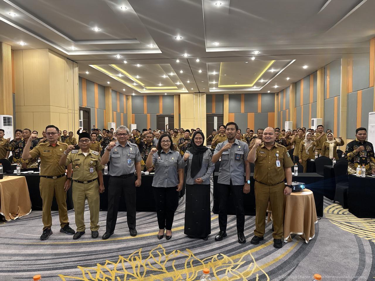 Kanwil Kemenkum lampung Laksanakan Pembinaan Posbankum pada 2 Kabupaten di Provinsi Lampung