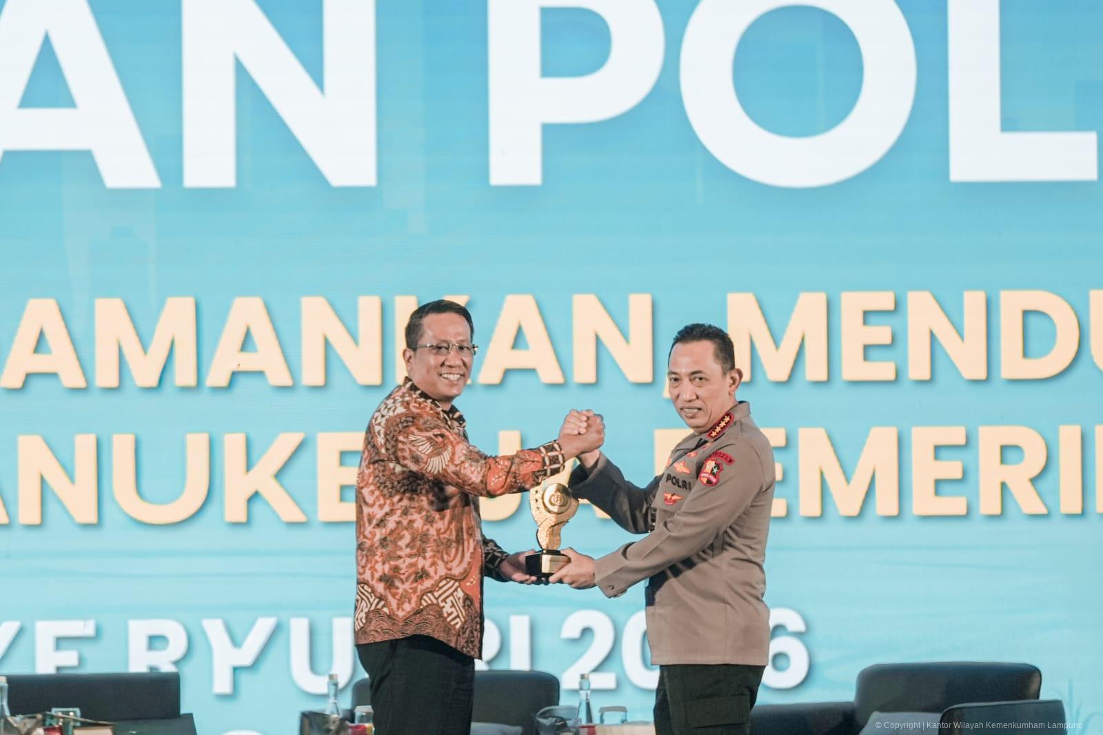  Menkum di Rapim POLRI: KUHP-KUHAP Baru Perkuat Kepastian Hukum untuk Pangan dan Energi