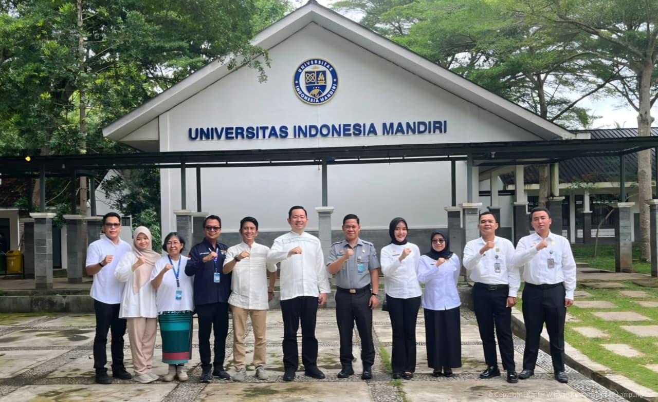 Perkuat Ekosistem Kekayaan Intelektual, Kanwil Kemenkum Lampung Koordinasikan Pembentukan Sentra KI di Tiga Perguruan Tinggi Lampung Selatan