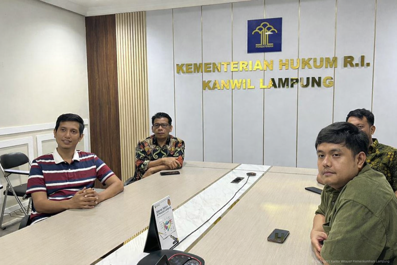 Optimalkan Layanan Legalisasi Dokumen, Kanwil Kemenkum Lampung Ikuti Sosialisasi Aplikasi Legalisasi