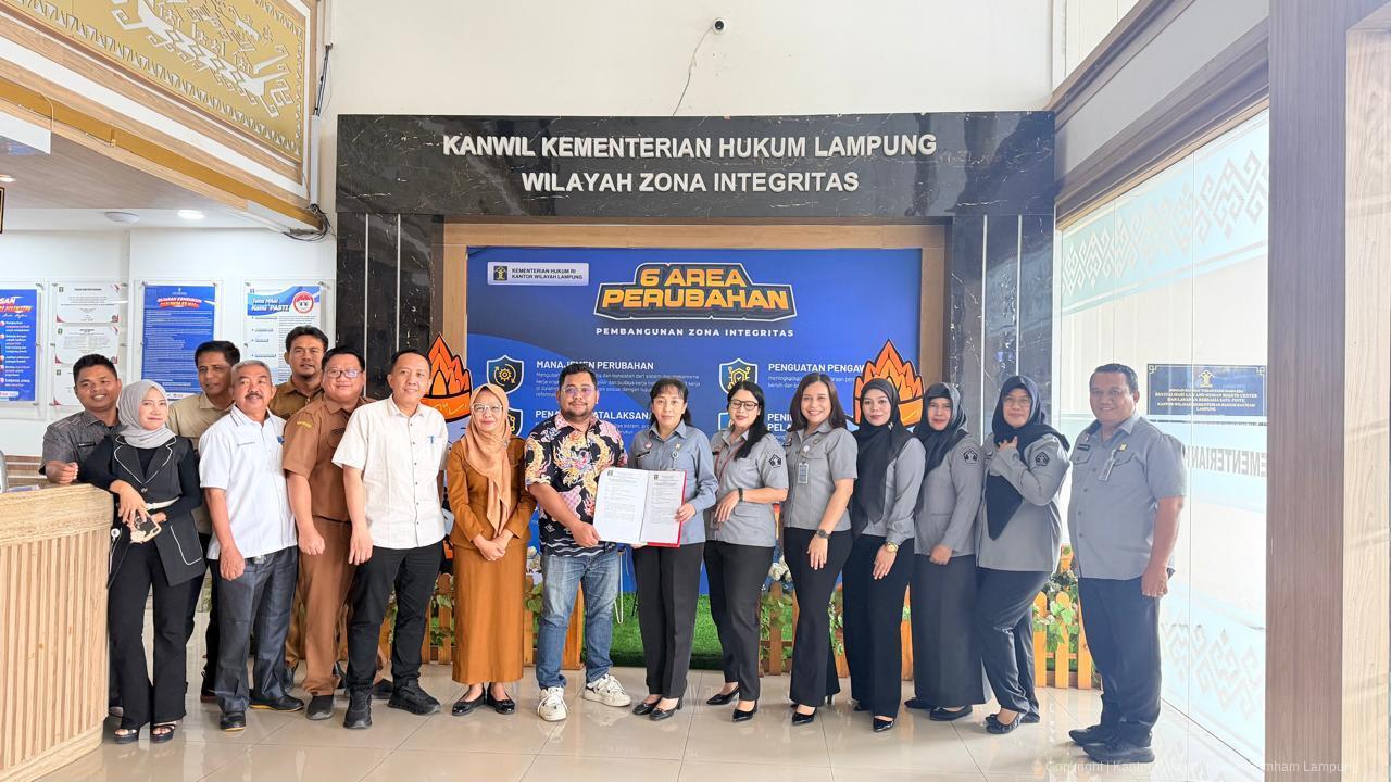 Kanwil Kemenkum Lampung Selesaikan Harmonisasi Ranperda Fasilitasi Penyelenggaraan Pondok Pesantren Kabupaten Mesuji