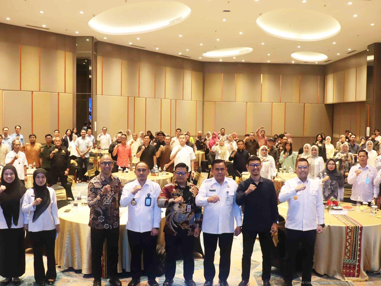 Perkuat Kesadaran Hukum Royalti Musik, Kanwil Kemenkum Lampung Gelar Sosialisasi Hak Cipta Tahun 2026